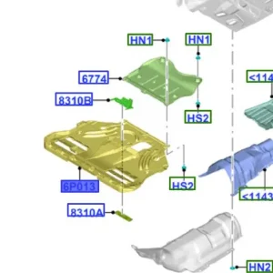 Bestseller Osłona dolna silnika 20122020