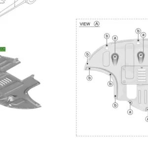 Tani Osłona dolna silnika Kia ProCeed 20-25