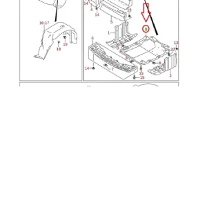 Niska cena Osłona dolna silnika Suzuki