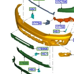 Tylko dziś Osłona dolna zderzaka przedniego tke 2011