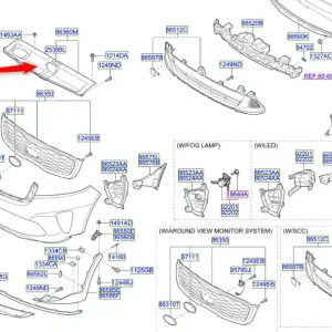 Osłona górna chłodnicy Kia Sorento 17-20 Nie przegap