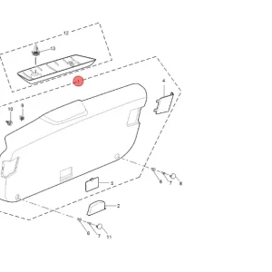 Szybka dostawa Osłona klapy bagażnika mg zs I