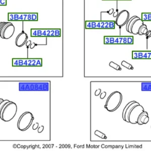 Osłona przegubu zewnętrznego Ford Focus - wyprzedaż Oferta