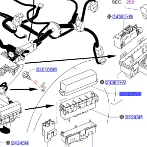 Osłona przekaźnika nissan - wyprzedaż Hit sprzedaży