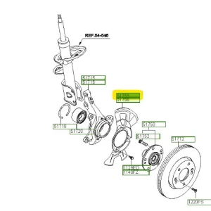 Osłona tarczy hamulcowej lewa strona Hyundai IX20 Oferta limitowana