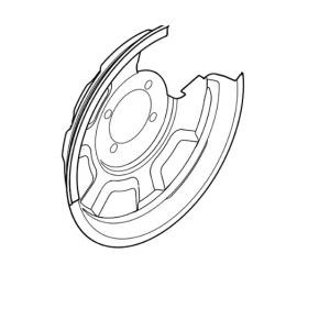 Osłona tarczy lewy tył Do wyczerpania zapasów