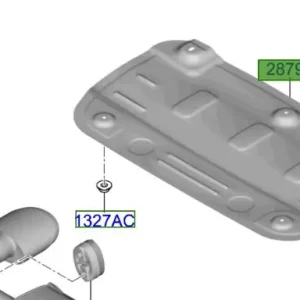 Osłona termiczna wydechu końcowego Kia ProCeed 20-25 Ostatnie sztuki