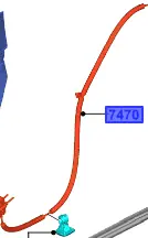 Dostępne od ręki Osłona zamka drzwi tylnych prawych FORD - wyprzedaż