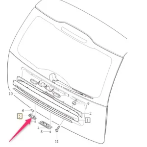Oświetlenie tablicy rejestracyjnej Volvo Ostatnie sztuki