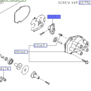 Palec rozdzielacza zapłonu nissan micra 1992-2002 - wyprzedaż Nowy