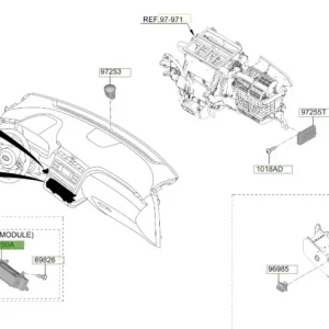 Hit sprzedaży Panel klimatyzacji Hyundai Tucson (2022) OE - wyprzedaż