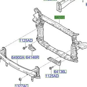 Super okazja Pas przedni wzmocnienie czołowe Kia Sorento 17-20