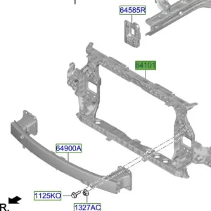 Pas przedni wzmocnienie czołowe Kia Sportage 2025 Darmowa dostawa