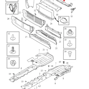 Pas przedni wzmocnienie czołowe Volvo Tani