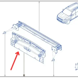 Pas tylny DACIA DUSTER III Łatwy zwrot