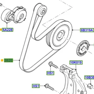 Pasek klinowy Ford FOcus Cmax - wyprzedaż Zamów dziś