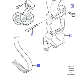 Pasek klinowy galaxy 20002006 Bestseller