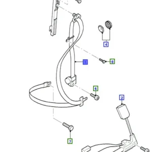 Darmowa dostawa Pas bezpieczeństwa lewy przód 20002007