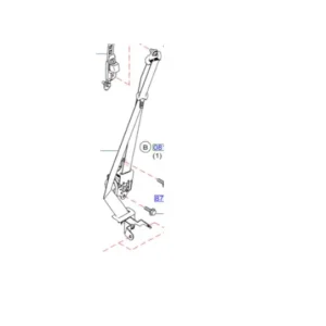 Zamów dziś Pas bezpieczeństwa pasażera NISSAN