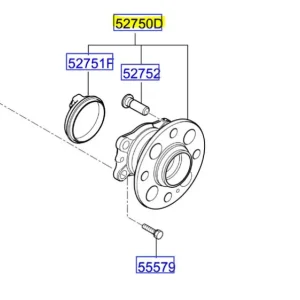 Oferta limitowana Piasta koła tylnego Kia Picanto 2024