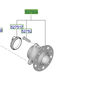 Ostatnie sztuki Piasta koła tylnego Kia Sportage 21-25