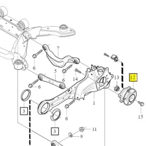 Zamów teraz Piasta koła tylnego lewego