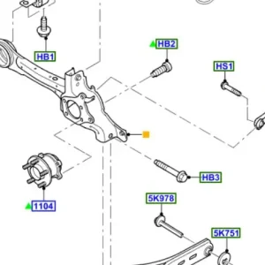 Piasta koła tylnego MK4 20072014 Szybka wysyłka