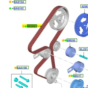Szybka dostawa Pasek rozrządu Ford Mondeo MK4 MK5 Fiesta Focus Smax - wyprzedaż