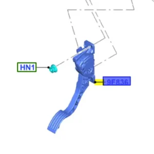 Pedał przyspieszenia gazu Ford Kuga 2012 2020 - wyprzedaż Premium