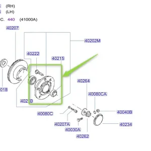 Dodaj do koszyka Piasta koła przedniego