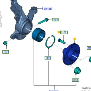 Wybór klientów Piasta koła przedniego fiesta 20082012 FORD - wyprzedaż