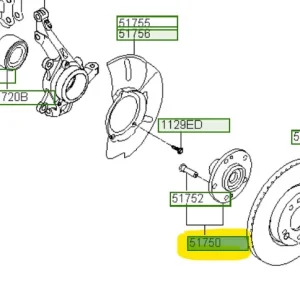 Hit cenowy Piasta koła przedniego Hyundai IX35 / Tucson - wyprzedaż