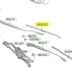 Wyjątkowa oferta Pióro wycieraczki Hyundai I20 / Bayon - wyprzedaż
