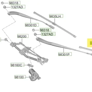 Pióro wycieraczki Hyundai Tucson - wyprzedaż Oferta limitowana