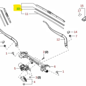 Rabat Pióro wycieraczki lewe Suzuki Across - wyprzedaż