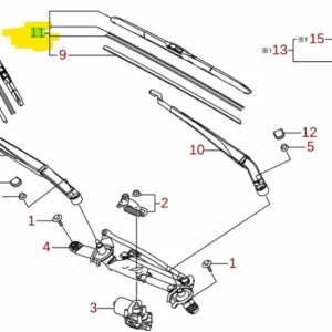 Pióro wycieraczki Lewe Suzuki Swace - wyprzedaż Do wyczerpania zapasów