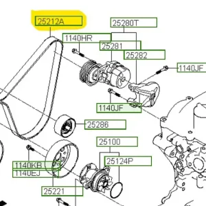 Zamów teraz Pasek klinowy Hyundai I20 / Bayon - wyprzedaż