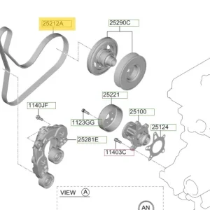 Pasek klinowy Hyundai Tucson (2022-2024) Wybór klientów