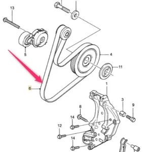 Pasek klinowy S40 C30 C70 V50 V70 Volvo Bezpieczna płatność
