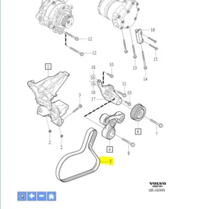 Nowy Pasek klinowy V60