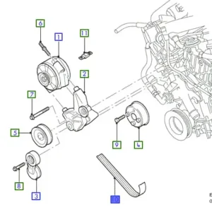 Pasek klinowy wentylatora explorer 19922000 FORD - wyprzedaż Wyjątkowa oferta