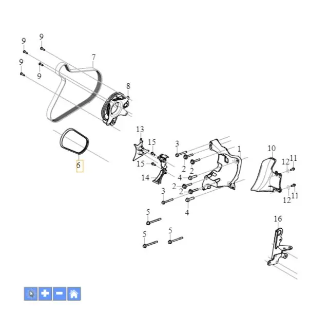 Ograniczona ilość Pasek pompy wody XC40