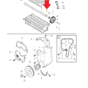Pierścień uszczelniający wałek rozrządu Tani