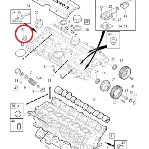 Pierścień uszczelniający wałek tył Volvo Obniżka ceny