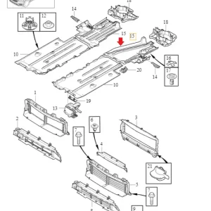 Super okazja Płyta dolna tylna lewa Volvo