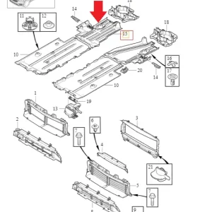 Zamów teraz Płyta dolna tylna prawa