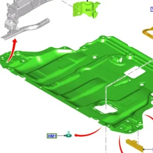 Płyta odsłona dolna silnika 2018 Premium