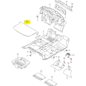 Płyta podłogi bagażnika Suzuki Ignis - wyprzedaż Wysoka jakość
