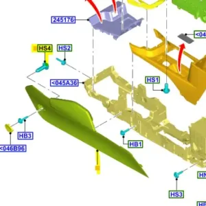 Hit sprzedaży Płyta prawa tunelu środkowego Ford Focus MK4 - wyprzedaż