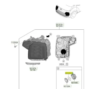 Pochłaniacz wilgoci do lamp reflektorów Hyundai Staria - wyprzedaż Hit cenowy